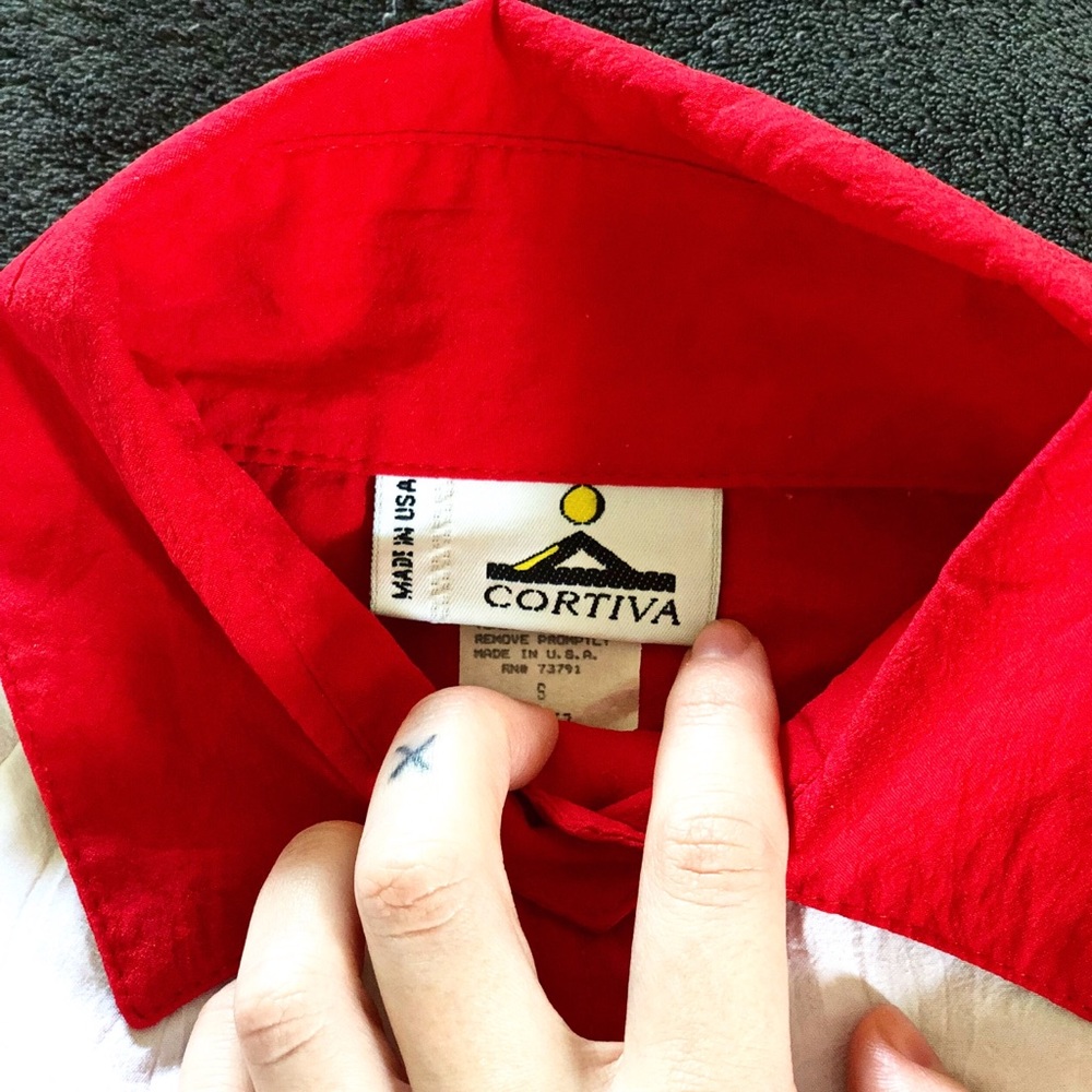 Vintage Cortiva 3/4th Sleeve Button Down - Picture 4 of 7